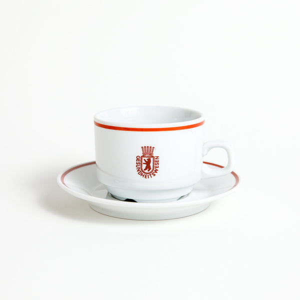 【 予約注文 】East Germany (DDR) CP Company cup and saucer set（RED）