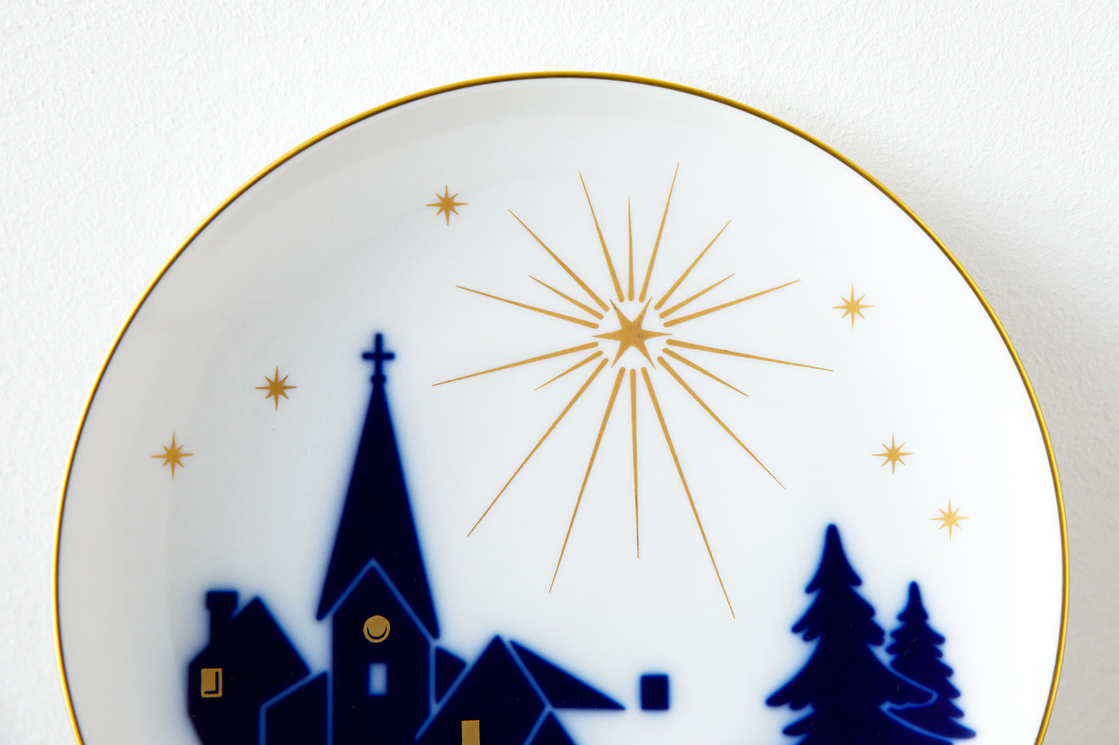 【アンティーク極美品】 KPM 1930年頃 クリスマスプレート 白磁皿 壁掛け アンティーク極美品】 KPM 1930年頃 クリスマスプレート 白磁皿